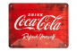 Preview: Blechschild "Coca Cola Logo" - Rot - 20 x 15cm